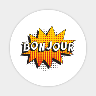 Say "HELLO" in french Magnet